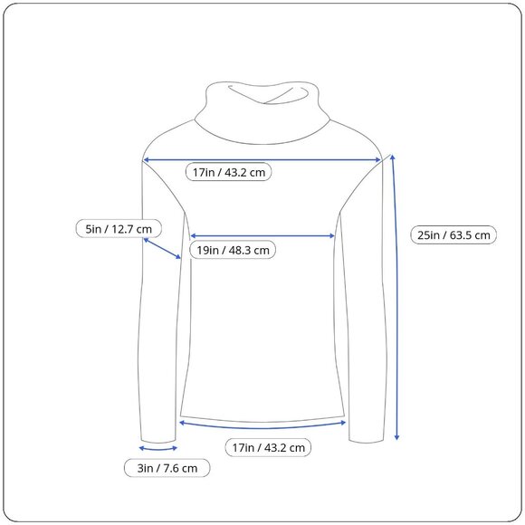 Chunky Knit Turquoise Sweater With Black Patterned Crosses & Cowl Neck Sz M/L - Picture 6 of 6